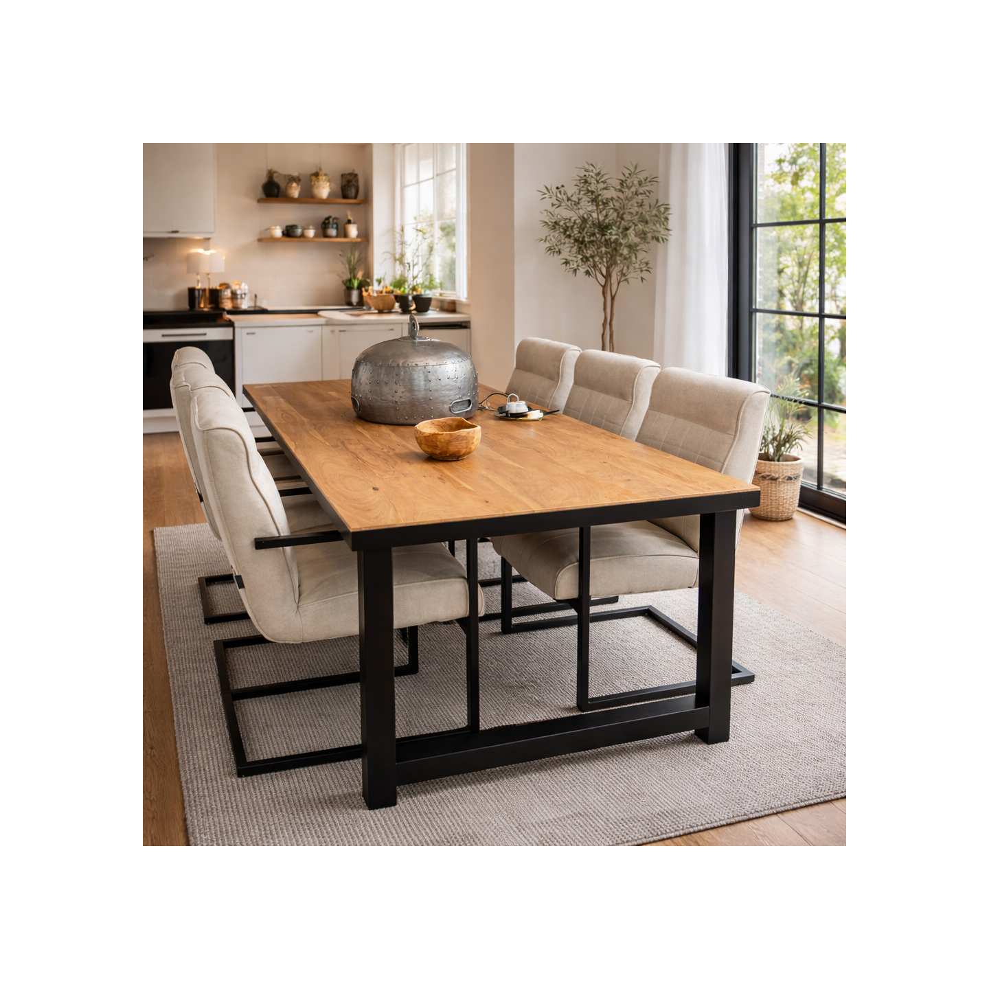 Lodge eettafel 200x100 cm 