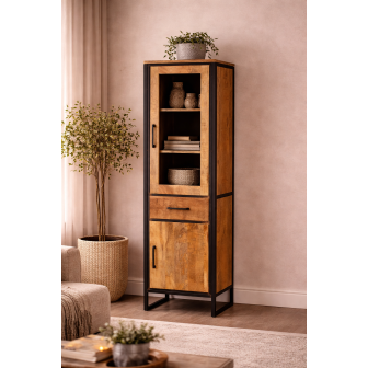 Wandkast Mito | Acaciahout | Royal Brown