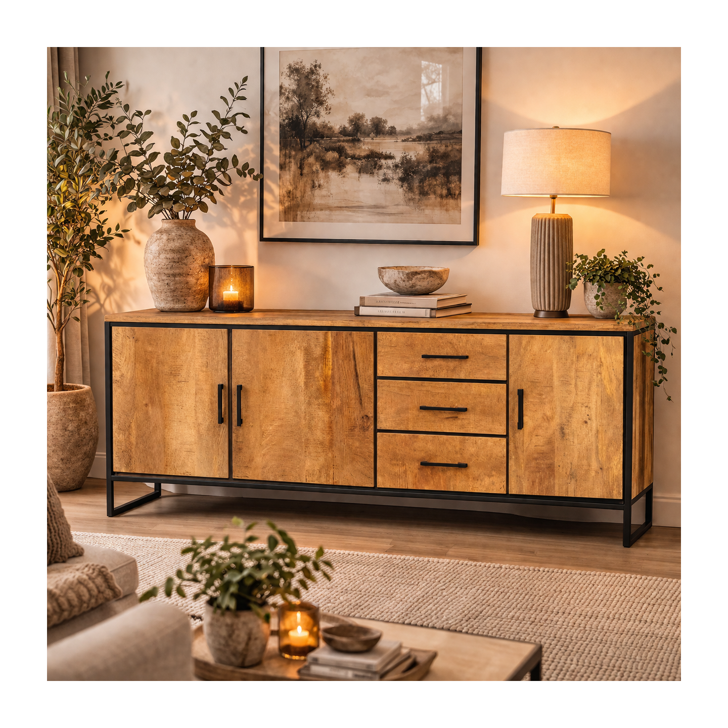 Dressoir Mito | Acaciahout | Royal Brown