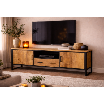 TV-kast Mito | Acaciahout | Royal Brown