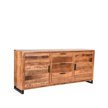 Dressoir Glasgow - Rough - Mangohout - One Size