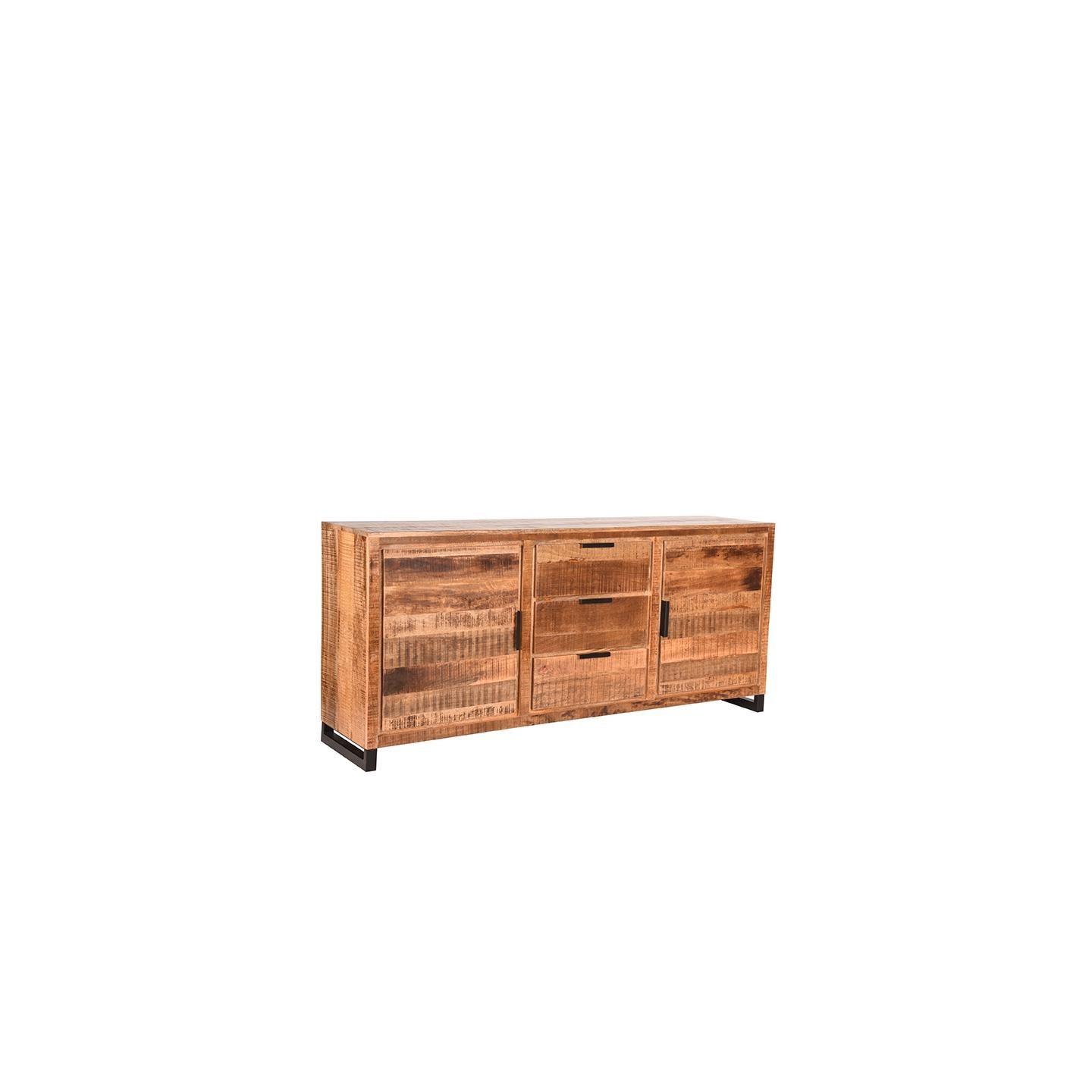 Dressoir Glasgow - Rough - Mangohout - One Size