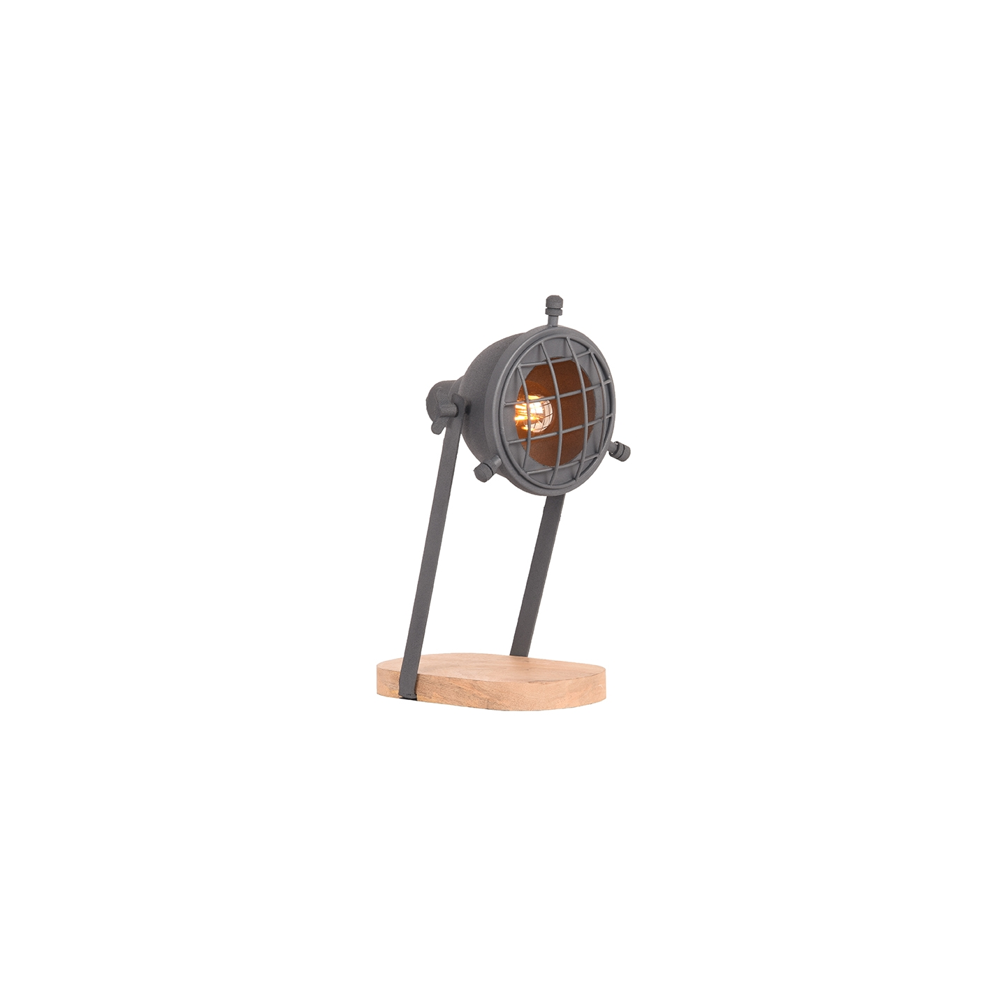 Tafellamp Grid - Grijs - Metaal