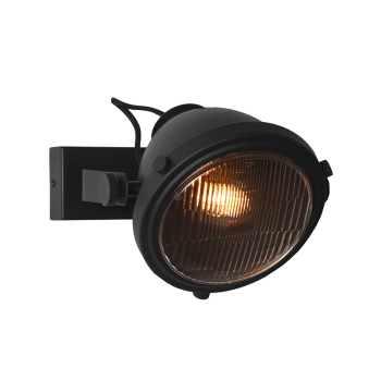 Wandlamp Tuk-Tuk - Zwart - Metaal