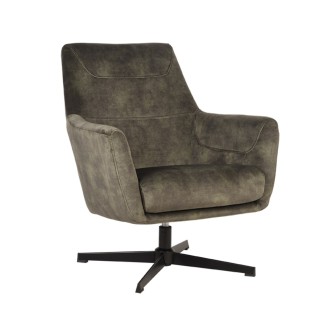 Fauteuil Toby - Hunter - Velours - One Size