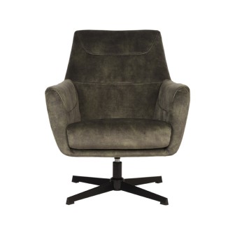 Fauteuil Toby - Hunter - Velours - One Size