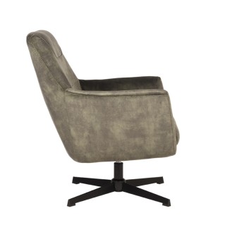 Fauteuil Toby - Hunter - Velours - One Size