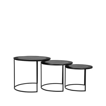 Salontafel Set Tres - Zwart...