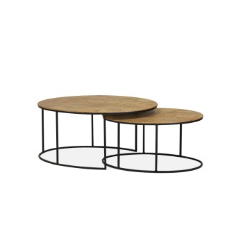 Salontafel Terra | Lamulux | Ovaal |  set van 2