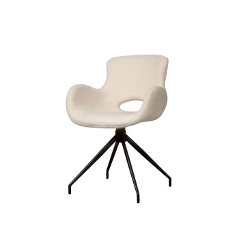 AI-CHAIR Campo armchair - fabric Teddy MJ8-1 White