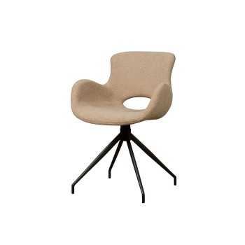 AI-CHAIR Campo armchair - fabric Teddy MJ8-3 Light brown