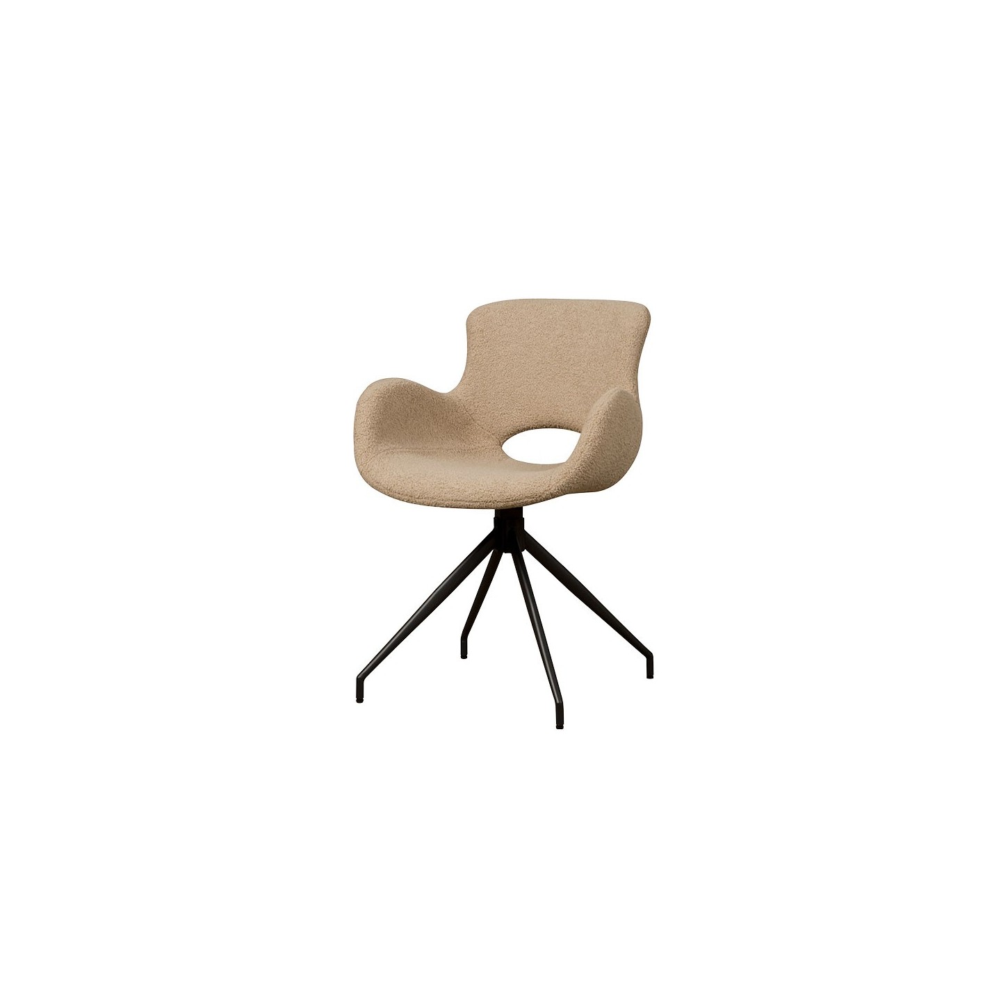AI-CHAIR Campo armchair - fabric Teddy MJ8-3 Light brown