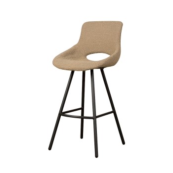 AI-CHAIR Campo barchair - fabric Teddy MJ8-3 Light brown