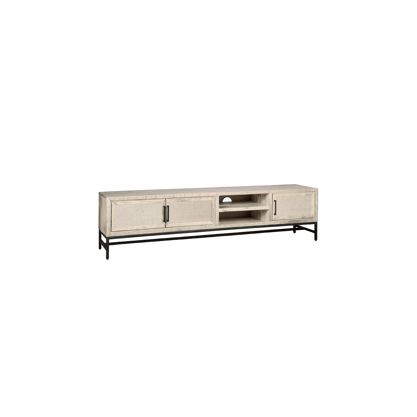 CARINI TV stand white 3 drs. 200x40x50