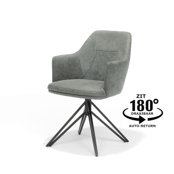 Eetkamerstoel Calvin Draaivoet | Softyl Groen
