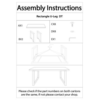 Eetkamertafel Brix Sturdy 240x100 cm