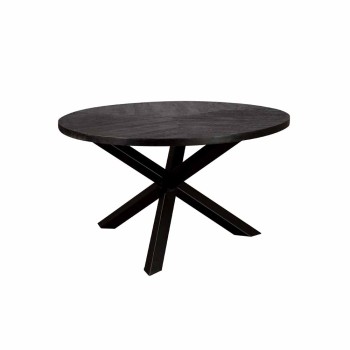 VIOLA Round diningtable iron star Leg - 2KD - 130
