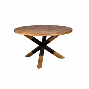VIOLA Round diningtable semi-wooden leg - 2KD - 130