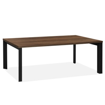 Senson Eetkamertafel | Lamulux Dark Almond