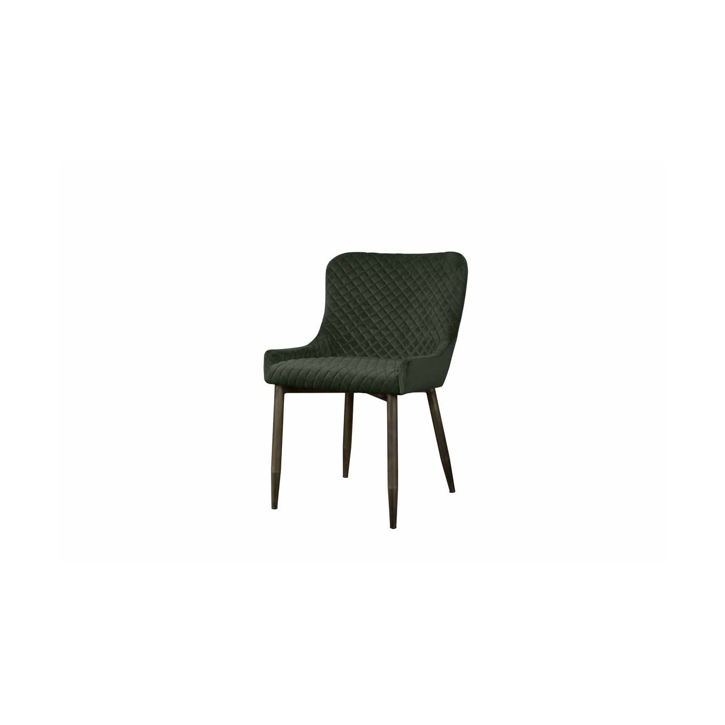 Oledo Sidechair - Fabric Bluvel 78 Green