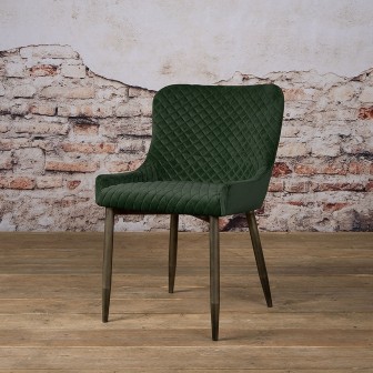  Oledo Sidechair - Fabric Bluvel 78 Green