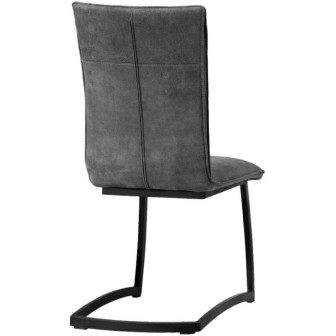 Amara luxor anthracite 4 eetkamerstoel