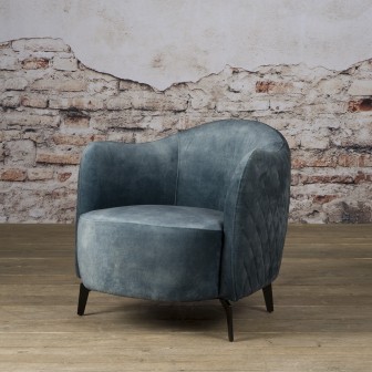 HC-CHAIR Bondo coffeechair - fabric Bliss 18 blue