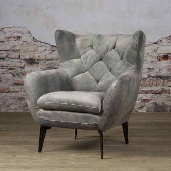 HC-CHAIR Bomba coffeechair - fabric Bliss 4 grey