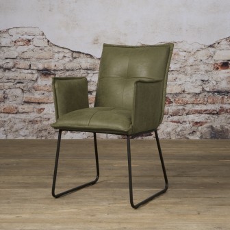 NC-CHAIR Seda armchair - fabric cherokee 13 green