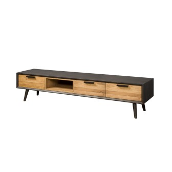BRESSO TV stand 2 drs. 1 drw. + niche 200x45x45