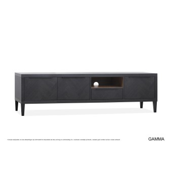 Tv-meubel Gamma | groot 3 dr/1la/1 open | Lamulux