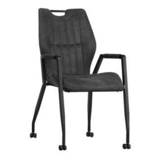 Cordovan zorro anthracite 9 eetkamerstoel