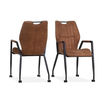 Cordovan zorro anthracite 9 eetkamerstoel