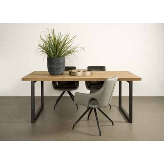 LUCCA Dining table 220x100 - metal legs