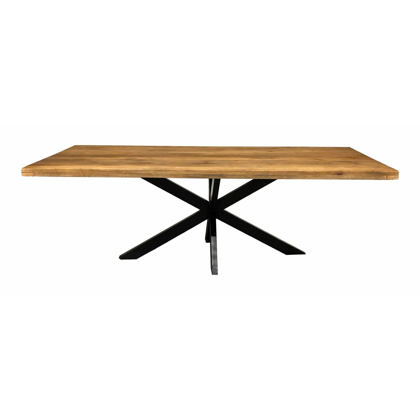 Eettafel Mangohout | Spinpoot | 240 x 100 cm