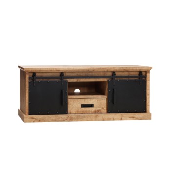 Tv-meubel Industry | groot 2 dr/1la/1 open | Lamulux