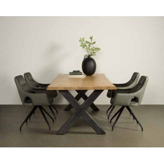 XARA Live-edge dining table 240x100 - top 5
