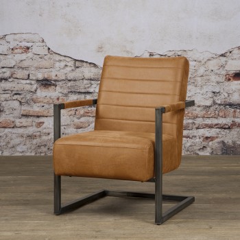  Rocca Coffeechair - Bull Cognac