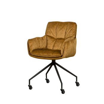 Saronno armchair - fabric Yellow 