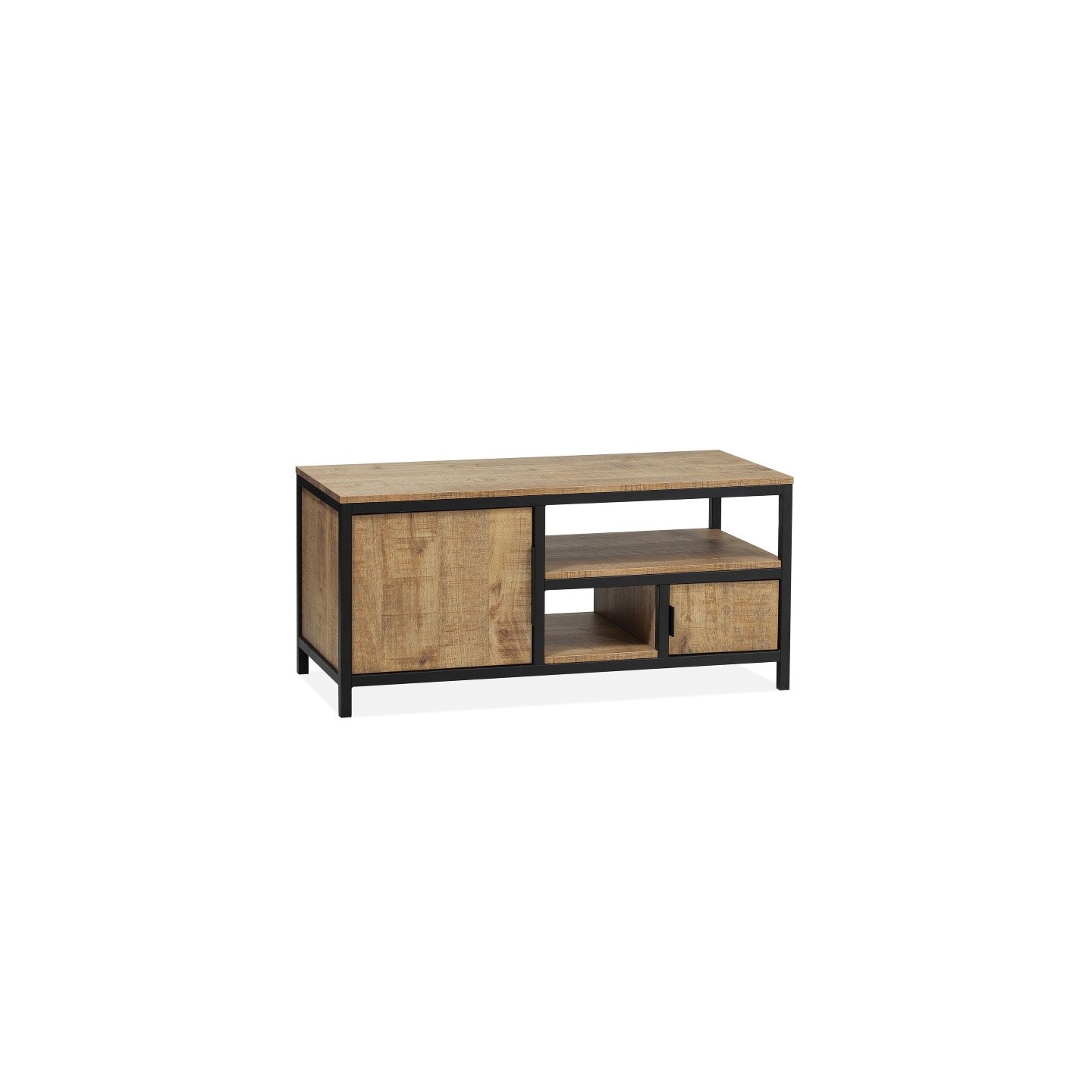Tv-meubel Bombay | Klein 2 dr/2 open | Lamulux