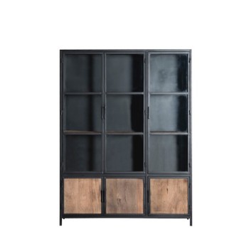 Puro Cupboard 3 Glassdrs & 3 Drw