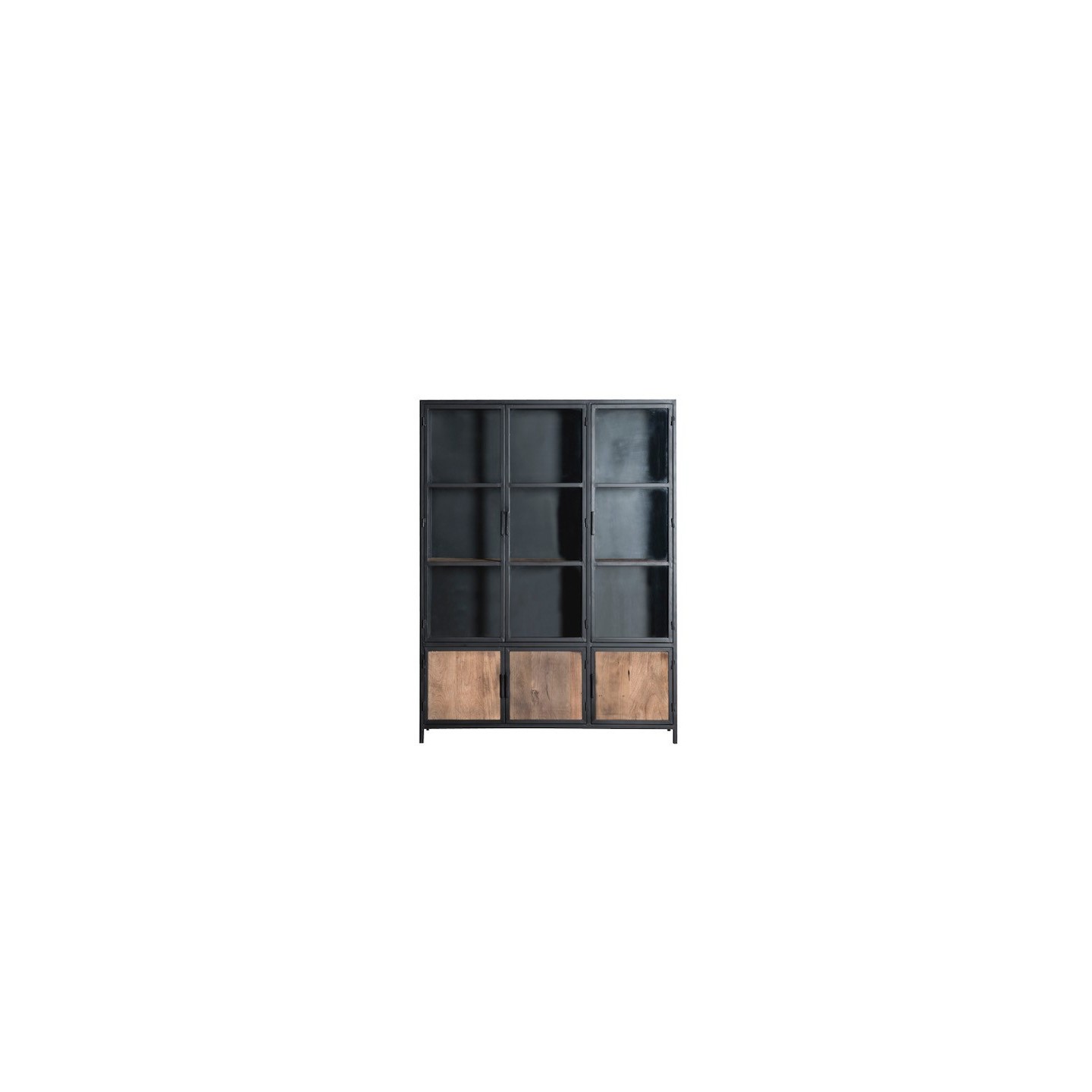 Puro Cupboard 3 Glassdrs & 3 Drw