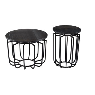 Daisy Marble Black Black S