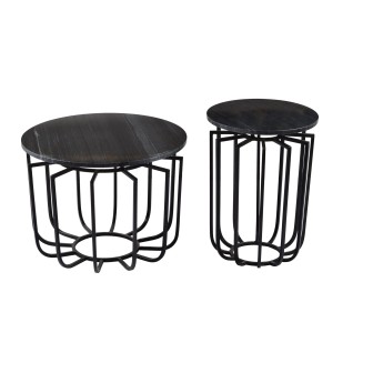 Daisy Marble Black Black S