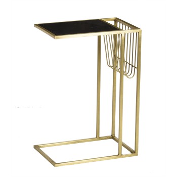 Djura Marble Black Brass