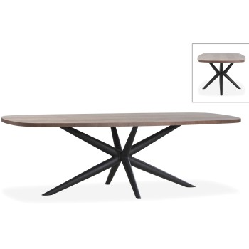 Eetkamertafel Martin | Lamulux | Deens Ovaal