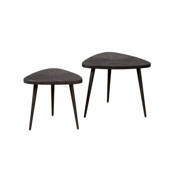 VIOLA Triangle set of 2 coffeetable 60/50 - black