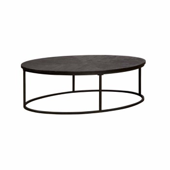 VIOLA Oval coffeetable 135x75x40 - black