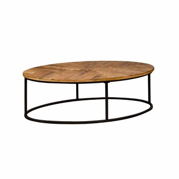 VIOLA Oval coffeetable 135x75x40 - natural