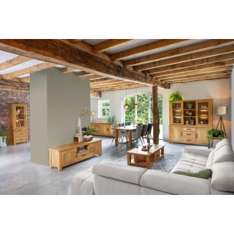 Tv-meubel Nora | groot 2 deurs/1 la/1 open | Lamulux Barley